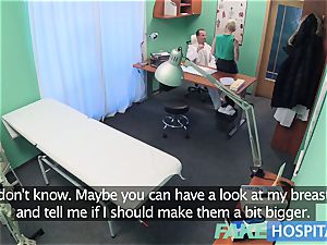 fake hospital Flirty inked minx requests fast romp